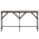 vidaXL Konzolasztal Öreg fa 140 x 29 x 75 cm Faanyag