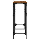 vidaXL Konzolasztal Öreg fa 140 x 29 x 75 cm Faanyag