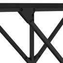 vidaXL Konzolasztal Fekete tölgy 140 x 29 x 75 cm Szerelt Fa