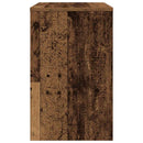 vidaXL Dohányzóasztal 3 pcs Öreg fa Faanyag