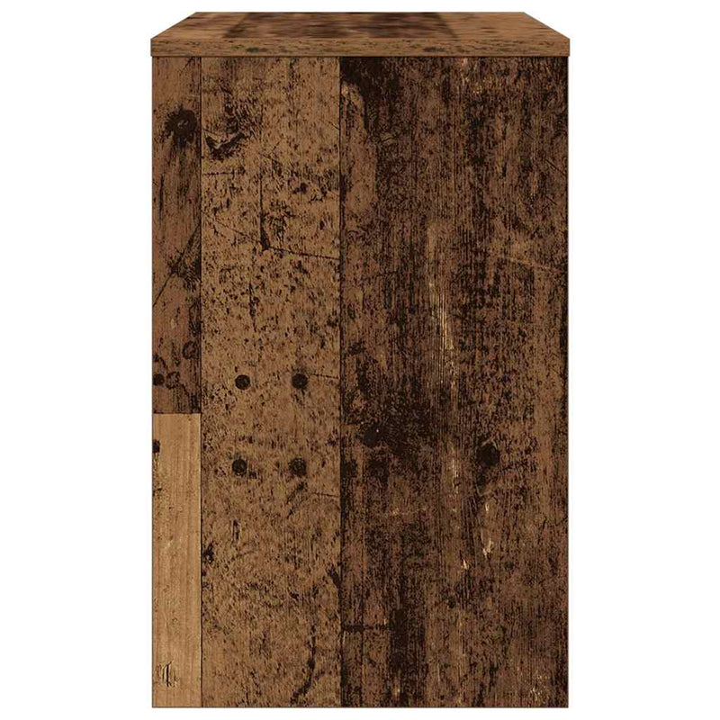 vidaXL Dohányzóasztal 3 pcs Öreg fa Faanyag