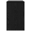 vidaXL Dohányzóasztal 3 pcs Fekete tölgy Faanyag