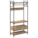 vidaXL Ruhásszekrény fiókkal kézműves tölgy 89 x 39 x 184.5 cm Faanyag