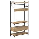 vidaXL Ruhásszekrény fiókkal kézműves tölgy 89 x 39 x 184.5 cm Faanyag