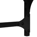 vidaXL Ruhásszekrény fiókkal Musta tammi 89 x 39 x 184.5 cm Faanyag