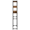 vidaXL Mosógép polc polcokkal Régi fa 67 x 25 x 163 cm Faanyag