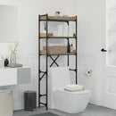 vidaXL Mosógép polc polcokkal tárolóval 67 x 25 x 163 cm Faanyag