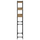 vidaXL Mosógép polc Artisan tölgy 67 x 25 x 163 cm Szerelt Fa