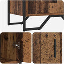 vidaXL Széf Barna 78 x 35.5 x 74.5 cm Faanyag