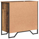 vidaXL Széf Öreg fa 78 x 35 x 74.5 cm