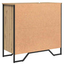 vidaXL Széf Barna 78 x 35.5 x 74.5 cm Faanyag