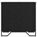 vidaXL Széf Fekete 78 x 35.5 x 74.5 cm Faanyag