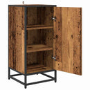 vidaXL Széf Régi fa 35 x 35.5 x 76 cm Faanyag