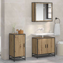 vidaXL Széf kézműves tölgy 35 x 35.5 x 76 cm Faanyag