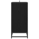 vidaXL Széf Musta tammi 35 x 35.5 x 76 cm Faanyag