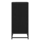 vidaXL Széf Musta tammi 35 x 35.5 x 76 cm Faanyag