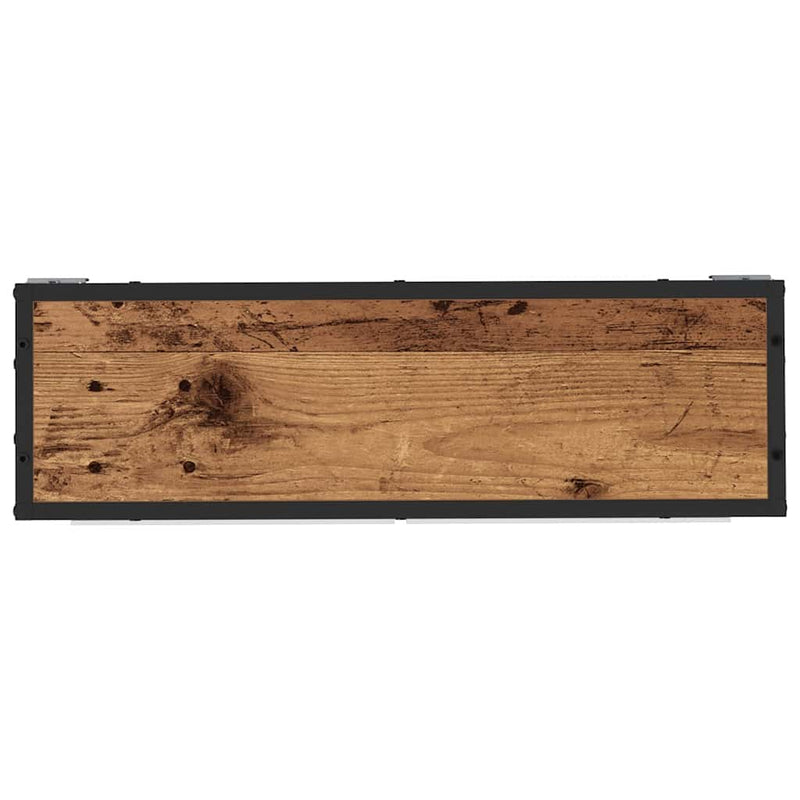 vidaXL Fürdőszobai tükörszekrény Régi fa 65 x 20 x 60 cm Faanyag
