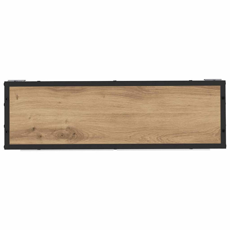 vidaXL Fürdőszobai tükörszekrény kézműves tölgy 65 x 20 x 60 cm