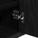 vidaXL Fürdőszobai tükörszekrény Musta tammi 65 x 20 x 60 cm Faanyag