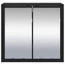 vidaXL Falpolc polcokkal Falra szerelhető Fekete tölgy 65 x 20 x 60 cm