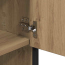 vidaXL Fürdőszobai tükörszekrény kézműves tölgy 65 x 20 x 60 cm