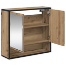 vidaXL Falpolc polcokkal tárolóval Artisan tölgy 65 x 20 x 60 cm