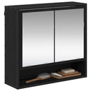 vidaXL Falpolc polcokkal Falra szerelhető Fekete tölgy 65 x 20 x 60 cm