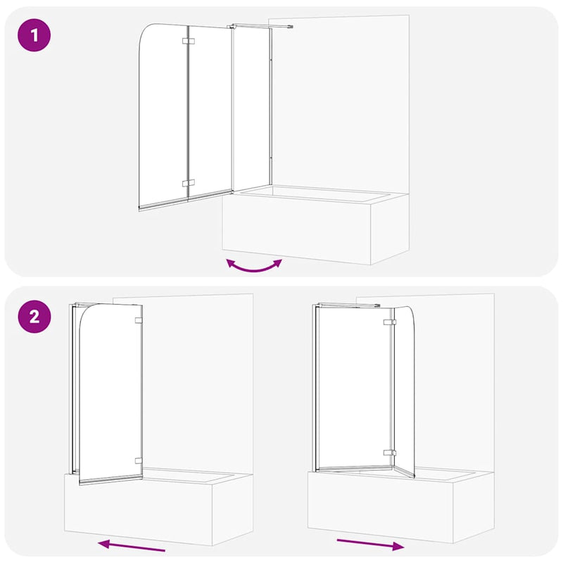 vidaXL Zuhanybeépítés Arany 120 x 68 x 130 cm ESG üveg és alumínium