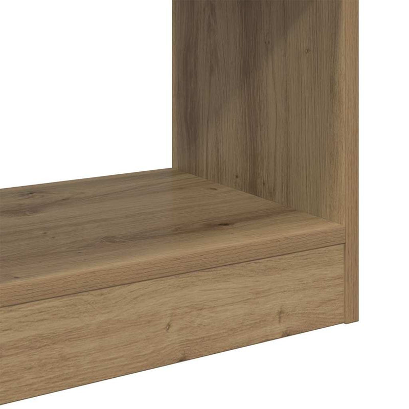 vidaXL Könyvespolc kézműves tölgy 40 x 30 x 103 cm Faanyag