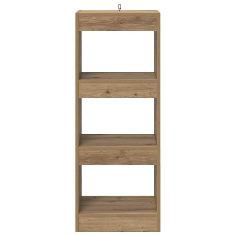 vidaXL Könyvespolc kézműves tölgy 40 x 30 x 103 cm Faanyag
