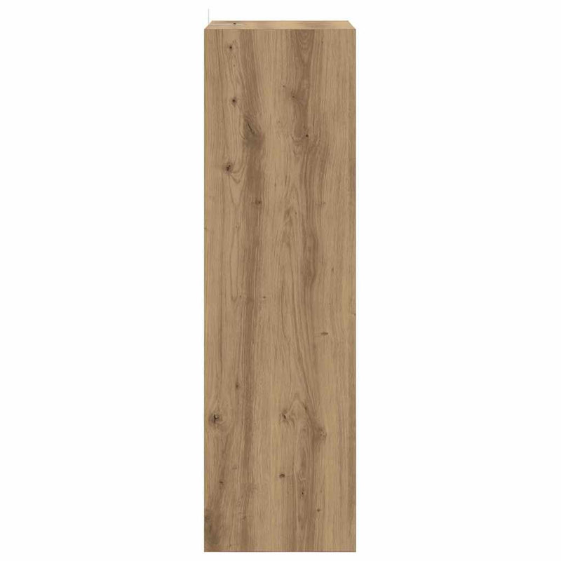 vidaXL Könyvespolc kézműves tölgy 40 x 30 x 103 cm Faanyag