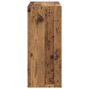 vidaXL Könyvespolc Öreg fa 60 x 30 x 72 cm Faanyag