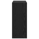 vidaXL Könyvespolc Fekete tölgy 60 x 30 x 72 cm Faanyag