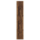 vidaXL Könyvespolc 5 szintes 60 x 30 x 166 cm Szerelt Fa Régi fa