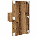 vidaXL Éjjeliszekrény fiókkal 2 pcs Öreg fa 50 x 32,5 x 80cm Faanyag