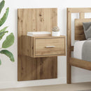 vidaXL Éjjeliszekrény 2 pcs Artisan tölgy 50 x 32,5 x 80cm Faanyag