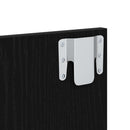 vidaXL Éjjeliszekrény 2 pcs Fekete tölgy 50 x 32,5 x 80cm Faanyag