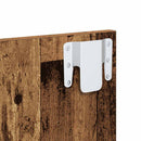 vidaXL Fali éjjeli szekrény 2 pcs Öreg fa 48,5 x 32,5 x 80 cm Faanyag