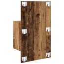 vidaXL Éjjeliszekrény fiókkal 2 pcs Öreg fa 50 x 32.5 x 80cm Faanyag