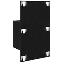vidaXL Éjjeliszekrény 2 pcs Fekete tölgy 50 x 32.5 x 80cm Faanyag