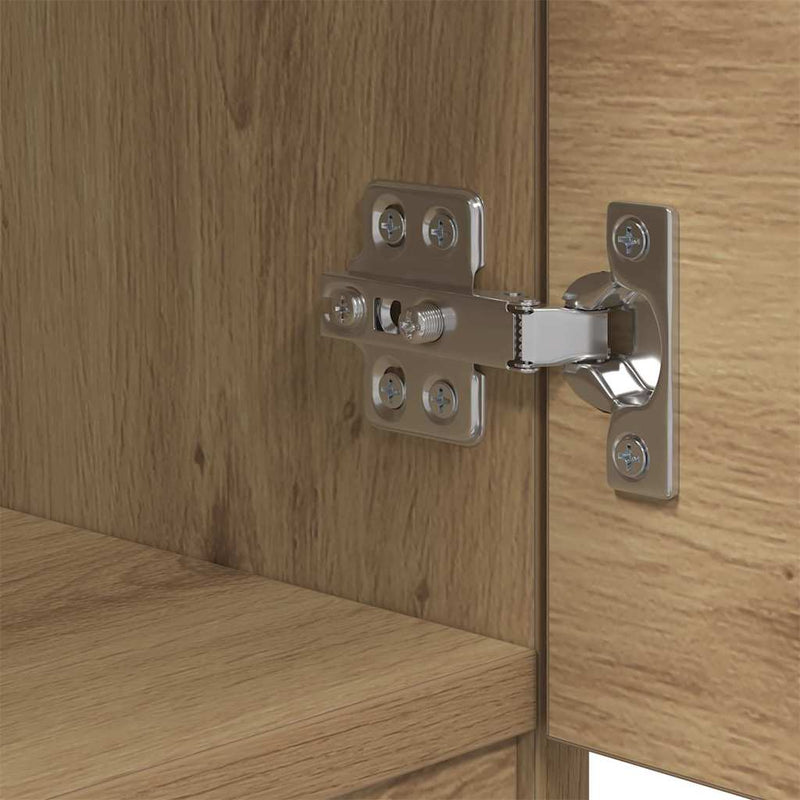 vidaXL Ágyat tartó szekrény 2 pcs kézműves tölgy 40 x 39 x 40 cm