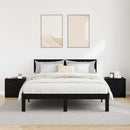vidaXL Ágyat tartó szekrény 2 pcs Fekete tölgy 40 x 39 x 40cm Faanyag