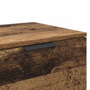 vidaXL Éjjeliszekrény fiókkal 2 pcs Régi fa 45 x 39 x 50 cm Faanyag