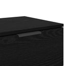 vidaXL Éjjeliszekrény 2 pcs Musta tammi 45 x 39 x 50 cm Faanyag