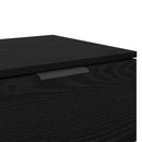 vidaXL Éjjeliszekrény 2 pcs Fekete tölgy 45 x 39 x 50cm Faanyag