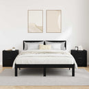 vidaXL Éjjeliszekrény 2 pcs Fekete tölgy 45 x 39 x 50cm Faanyag