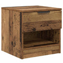 vidaXL Ágyat tartó szekrény 2 pcs Régi fa 40 x 39 x 40 cm Faanyag