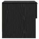 vidaXL Ágyat tartó szekrény 2 pcs Fekete tölgy 40 x 39 x 40cm Faanyag