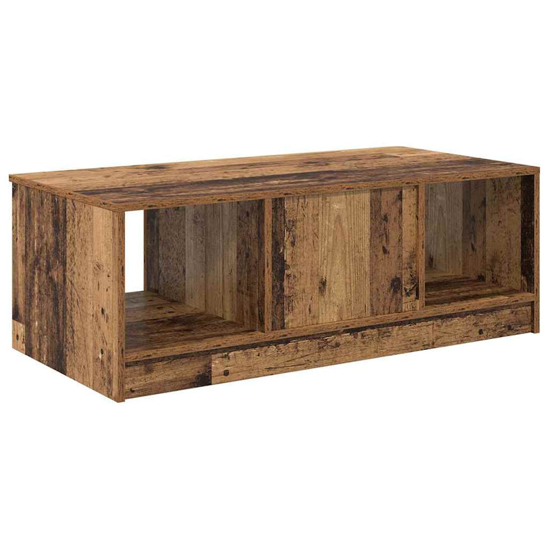 vidaXL Dohányzóasztal Régi fa 100 x 50 x 36 cm Faanyag