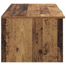 vidaXL Dohányzóasztal fiókkal Öreg fa 102 x 50 x 36cm Faanyag